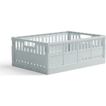 Úložný box Skládací přepravka maxi Made Crate - ice cube blue