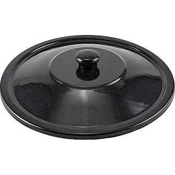 Outdoor vaření Poklička smaltovaná pro kotlík 22l, 44cm