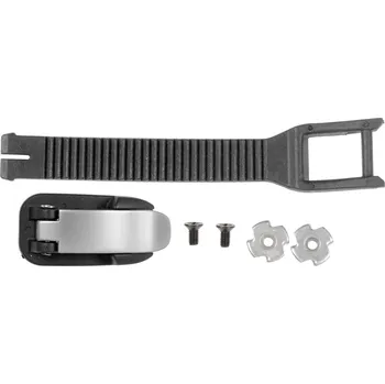 Moto oblečení Sada přezky a ALU ráčny pro boty Adventure Mid a Adventure 2.0/3.0, KORE (1 ks holenní přezka, délka přezky 14,5 cm)