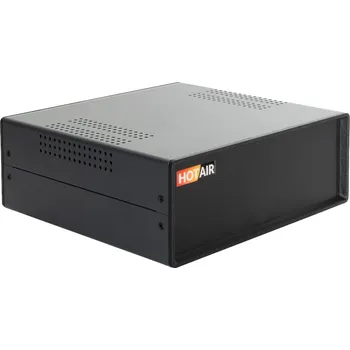 Elektroinstalační krabice Konstrukční krabice kov/plast 202x80x220mm – černý