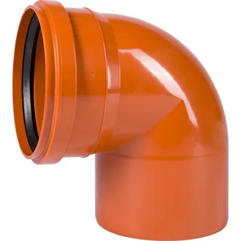Kanalizační potrubí Koleno kanalizační PVC Osma KGB 87°, DN 250, oranžová
