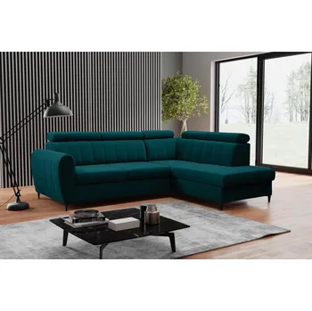 Sedací souprava Sedací souprava Faria pravá zelenomodrá