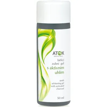 zubní pasta Original Atok Bělicí zubní gel s aktivním uhlím 50 ml