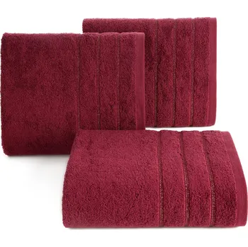 Ručník BAVLNĚNÝ RUČNÍK DALI 70X140 CM BORDOVÁ