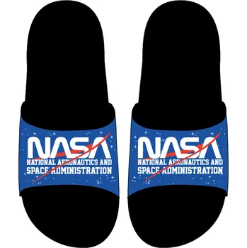 Chlapecké sandály Nasa - licence Chlapecké pantofle - NASA 5251266, černá / modrá Barva: Černá, Velikost: 27-28