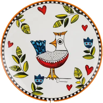 Talíř Egan Cocoricò Sada 6 dezertních talířů 19 cm Oranžová