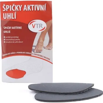 Vložka do bot Půlvložky - špičky do obuvi s aktivním uhlím - 41-42 | P686857