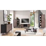 Nábytek do obývacího pokoje Premori I, Barva: černý grafit / captains deck MIRJAN 5903211338793