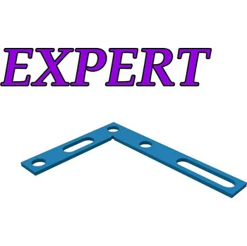 Úhloměr Plochý úhelník 90º 350x250mm - EXPERT