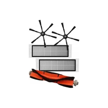 Sada příslušenství pro robotický vysavač Sada kartáčů a HEPA filtry k vysavači XIAOMI Roborock S6 Pure a 6R kartáčky černé 5ks