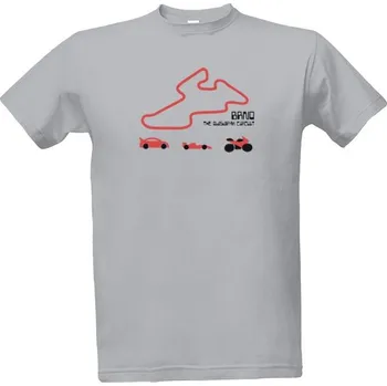 Tričko s potiskem Masarykův okruh; Brno pánské