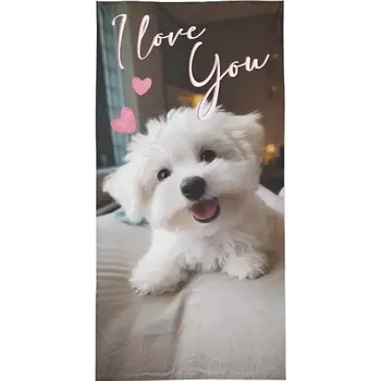 Osuška Pejsek 70x140 cm (Osuška se psem)