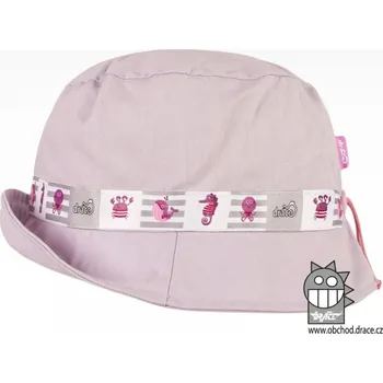 Čepice Bavlněný letní klobouk Dráče - Palermo 25, fialková, chobotnice Barva: Fialková, Velikost: 48-50