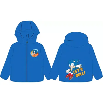 Chlapecká bunda EPLUSM Bunda SONIC šusťáková s fleece podšítím modrá, vel. 98