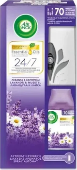 Osvěžovač vzduchu Air Wick Freshmatic Essential Oils difuzér + náplň 250 ml