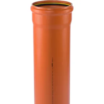 Kanalizační potrubí Trubka hrdlová kanalizační PVC Osma KGEM SN8, DN 315 x 9,2 x 3000 mm, oranžová