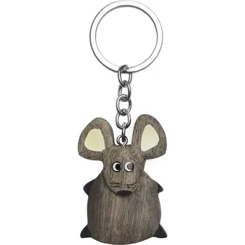 2Kids Toys Dřevěná klíčenka velká Myš
