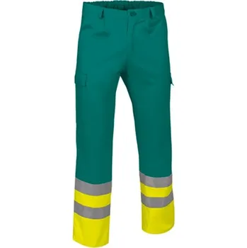 pracovní kraťasy TRAIN reflexní kalhoty S-3XL zelená M 1ks