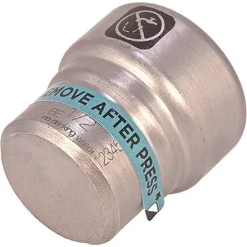 rozdělovač topení Sanha HEAVY STEEL PRESS 70301 víčko 2", s koncem na vnitřní lisování, topení, uhlíková ocel