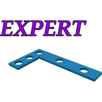 Úhloměr Plochý úhelník 90º 275x150mm - EXPERT