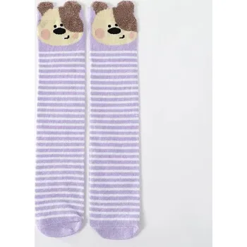 Bavlněné dívčí podkolenky - zvířátka Barva: štěňátko