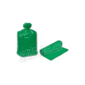 Pytle na odpadky Pytle na odpad 120l typ70 zelené 25ks 70x110cm