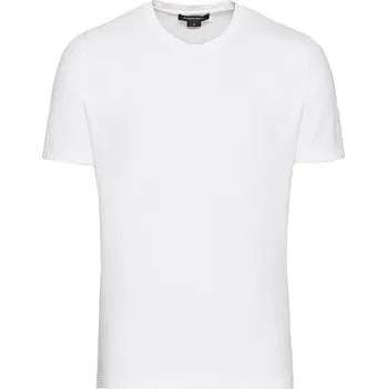 Pánské tričko PORSCHE DESIGN Crew Neck T-Shirt Tričko s kulatým výstřihem bílá (Pohodlné tričko ze směsi bavlny a elastanu Crew Neck Tee kombinuje mnoho skvělých vlastností.)