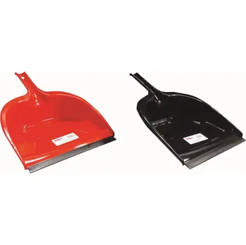 Lopatka na smetí plast s lištou extra velká 25 x 22 cm