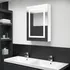 Koupelnový nábytek LED zrcadlová skříňka 326494 50 x 13 x 70 cm