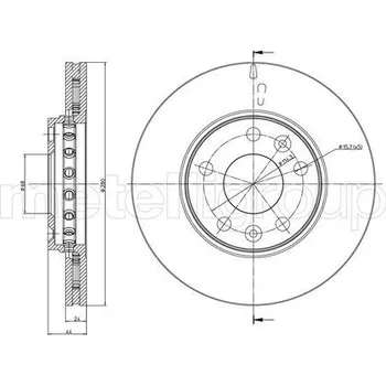 Brzdový kotouč Brzdový kotouč METELLI 23-0981C