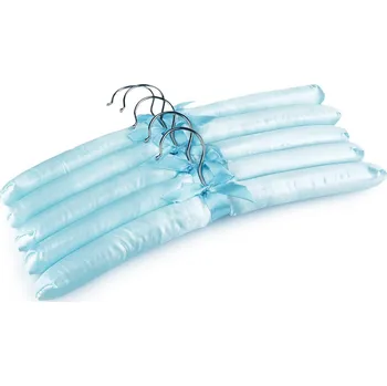 Ramínko Ramínko saténové polstrované - modrá světlá (5 ks)