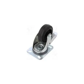 Pojezdové kolečko Pojezdové kolo Ø 80mm W 25mm H 107mm otočné s brzdou 50kg