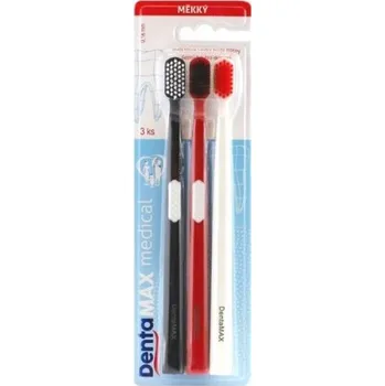 Zubní kartáček DentaMax zubní kartáček Medical Soft 3 ks