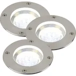 Nordlux Tilos (nerezová ocel) Venkovní vestavné zemní osvětlení nerezová ocel, sklo IP67 96439934