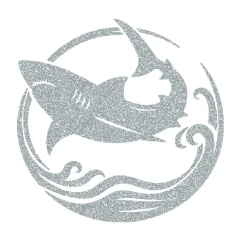 Samolepicí dekorace na vozidlo Žralok 022 levá vlny (91 - Ultra Metalic stříbrná metalíza) SAMOLEPKA NA AUTO, NÁLEPKA, FÓLIE, POLEP, TUNING, VLASTNÍ TEXT, TISK, AUTOSAMOLEPKY.cz, POLEPY, OBRÁZEK, LOGO, 3D STICKERS