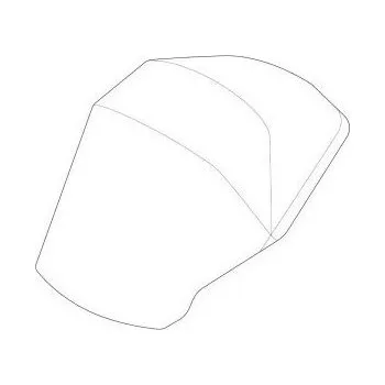 Kočárek Thule Canopy fabric - single - black - Urban Glide 3/Urban Glide 4-wheel 55142