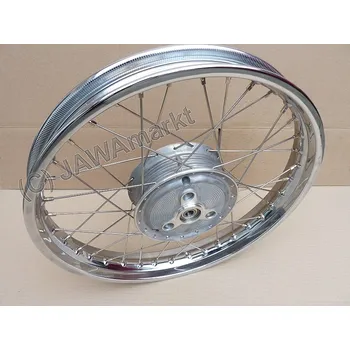 Motodíl Made in Taiwan Kolo Jawa 05/20/21/23 - 16"x1,60 výplet NEREZ. Firma DUELLS