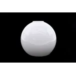 Kulaté skleněné stínidlo - Hladké, bílé ∅ 14cm z opálového skla