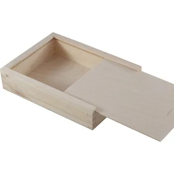 Úložný box Dřevotéka - Dřevěná krabička s přepážkou 18x23 cm Dřevěná krabička s přepážkou 18x23 cm