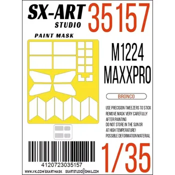 Plastikový model SX-ART 1/35 Paint mask M1224 MaxxPro (BRONCO)