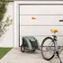 Přívěsný vozík pro psa Vozík za kolo pro psa z oxfordské tkaniny s železným rámem 63 x 66 x 125 cm