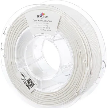 Filament Filament Spectrum S-Flex 90A 1.75mm Polar White 0.25kg
