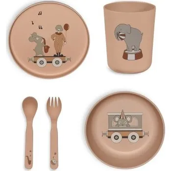 Nuuroo Marius Jídelní set PLA - Rose Dust