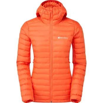 Dámská móda MONTANE WOMEN'S ICARUS LITE HOODIE Barva: tigerlily, Velikost: UK10/EUR38/US6/S