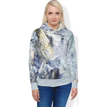 Dámská mikina UTOPY Dámská sportovní mikina Silver Delight fullprint na zip Velikost: S