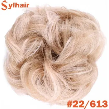 Kadeřavý drdol s gumičkou - FQ-22-613