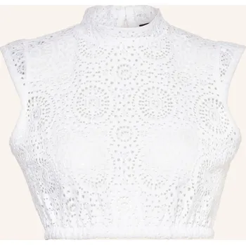 Dámská halenka Kinga Mathe Dámská Dirndl Halenka Heidi Z Krajky, bílá, 40