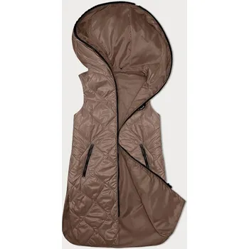 Dámská vesta Dámská vesta ve velbloudí barvě s ozdobným prošíváním SWEST, odstíny béžové S (36) i392_23480-46