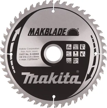Pilový kotouč Makita B-32764 Pilový kotouč na dřevo 216x30 48 Z. free_store_pickup