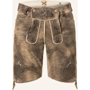 Pánské kalhoty Beckert Pánské Kožené Krojové Kalhoty St. Gallen, mustang /...